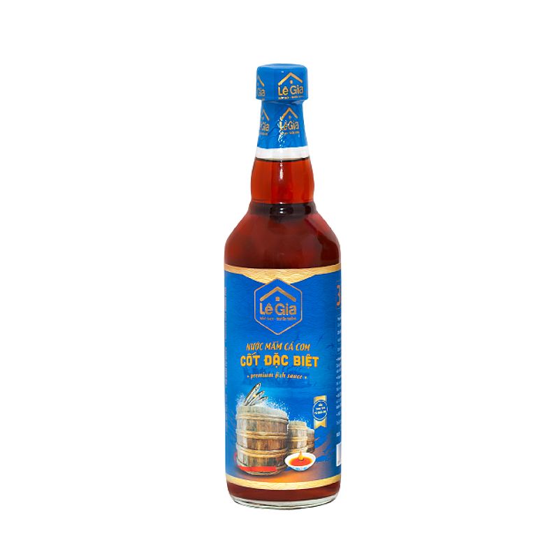 NƯỚC MẮM CỐT ĐẶC BIỆT LÊ GIA CHAI 525ML