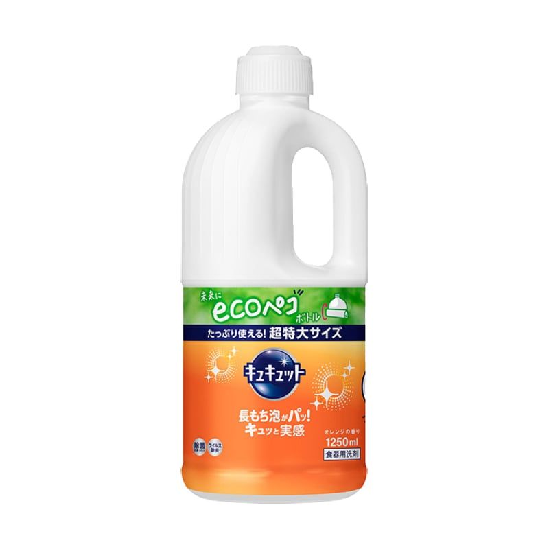 Nước rửa bát Kao hương cam Dishwashing Liquid 1250ml