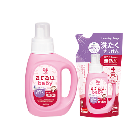 Combo nước giặt Arau baby chai 800ml và túi 720ml