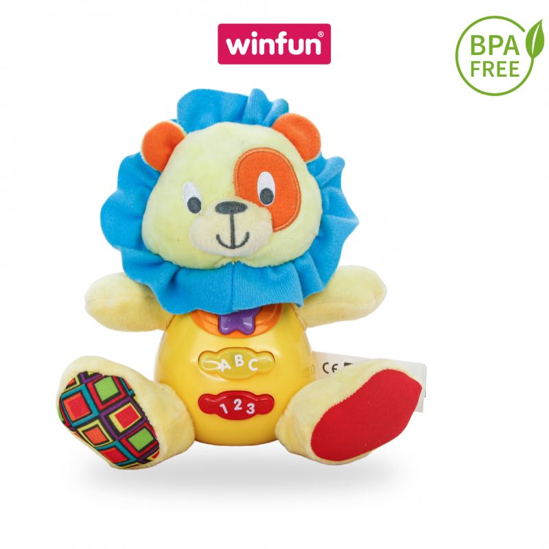 Đồ chơi sơ sinh - tiền giáo dục: Sư tử phát nhạc, học tiếng anh vui nhộn Winfun 0691-01-DCBY