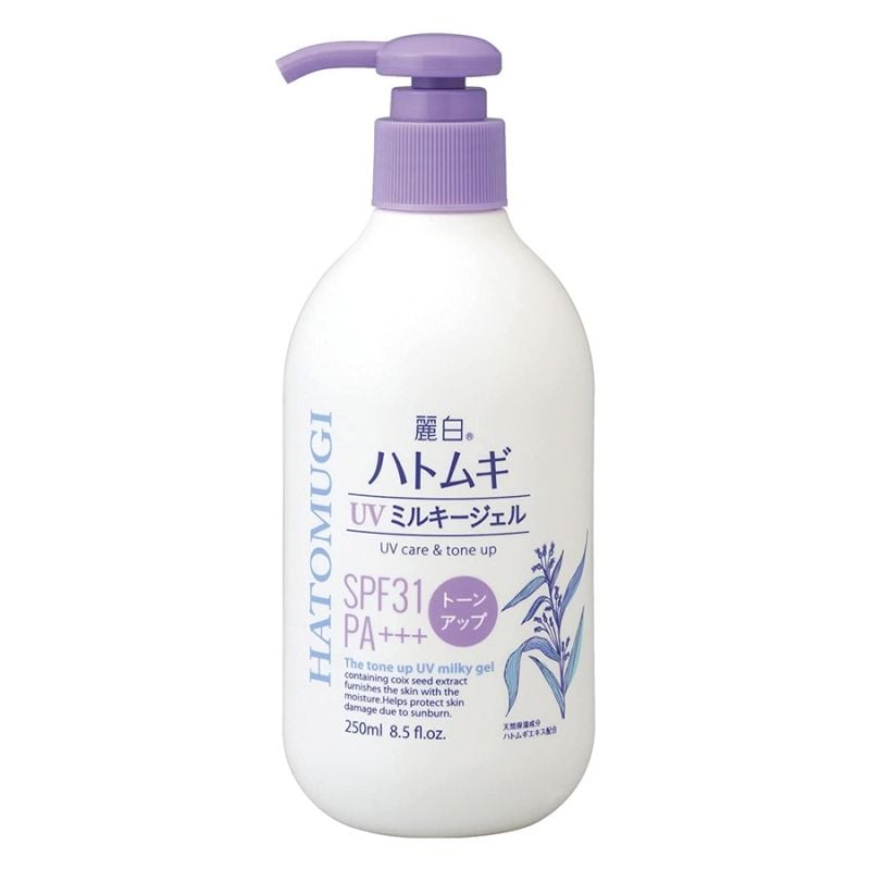 Dưỡng thể nâng tông, chống nắng chai tròn SPF31+++ 250ml