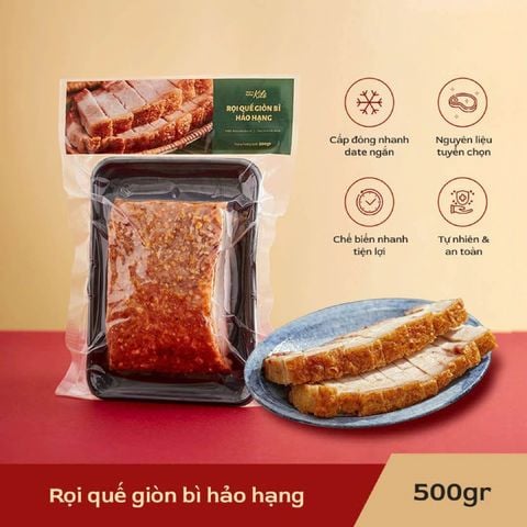 Pack rọi quế giòn bì hảo hạng cấp đông Kílô 500g