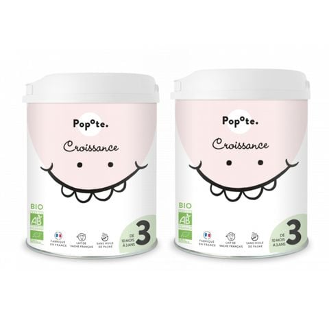 Combo 2 sản phẩm dinh dưỡng công thức POPOTE 3 bổ sung cho trẻ từ 10-36 tháng tuổi