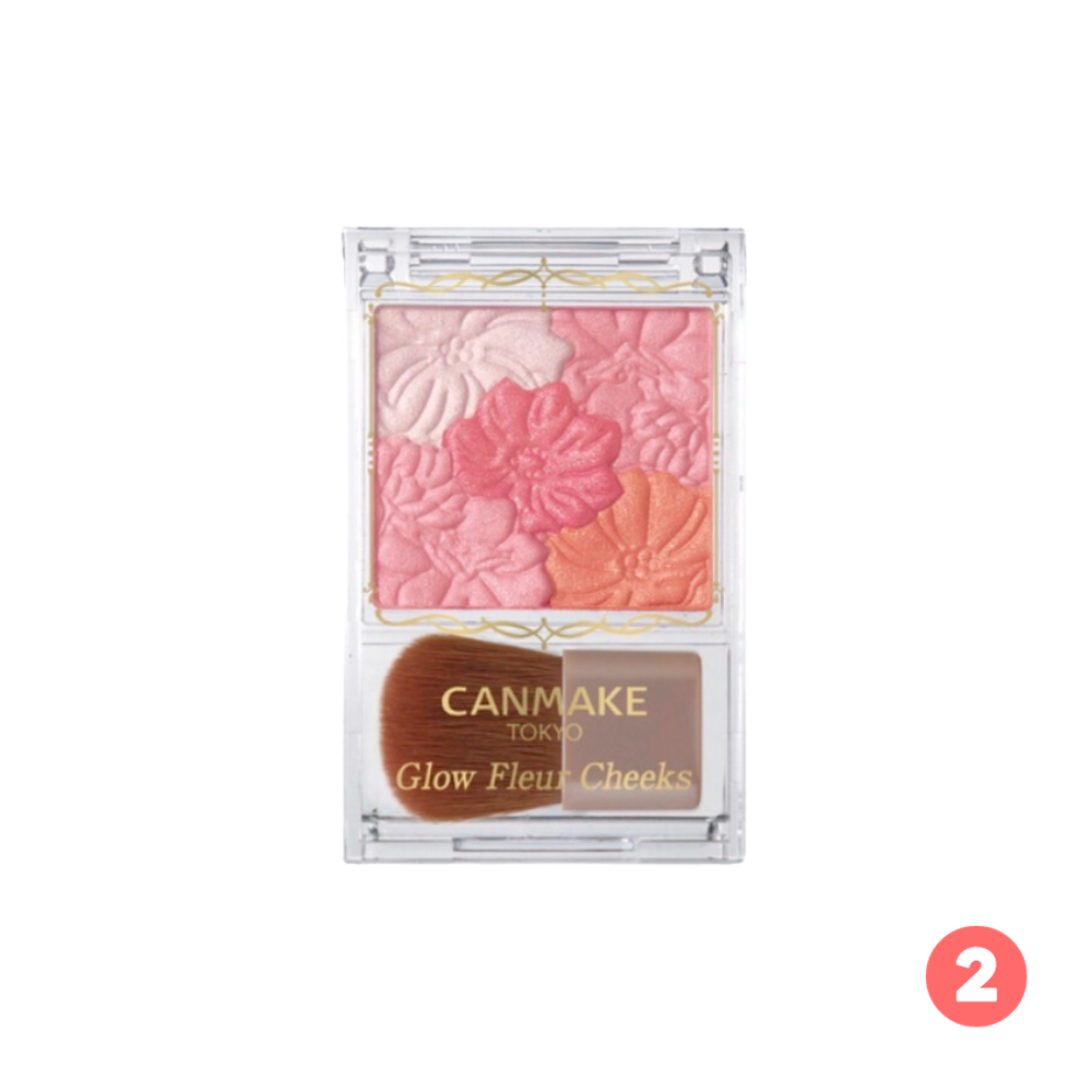 PHẤN MÁ HỒNG CANMAKE GLOW FLEUR CHEEKS 02 APRICOT FLEUR