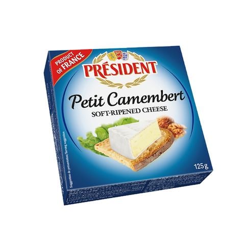 Phô mai Camembert President hộp thiếc 125g
