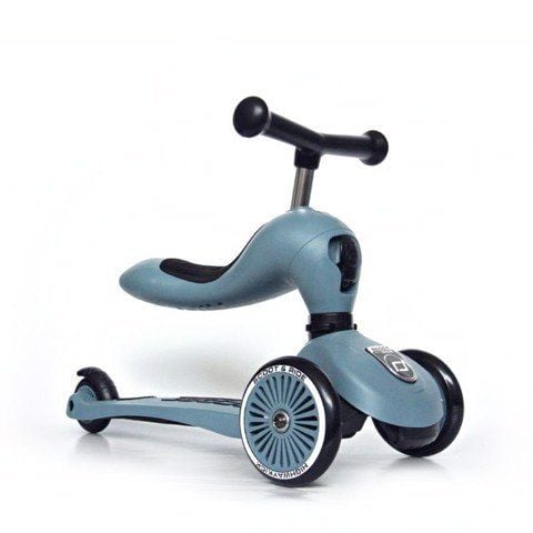 Xe scooter trẻ em Scoot and Ride Highwaykick 1 màu Steel