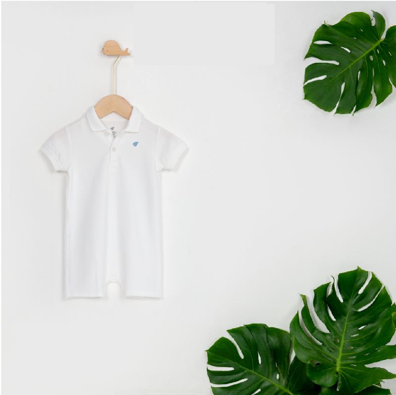 ROMPER LULLABY BÉ TRAI NH540M MÀU TRẮNG