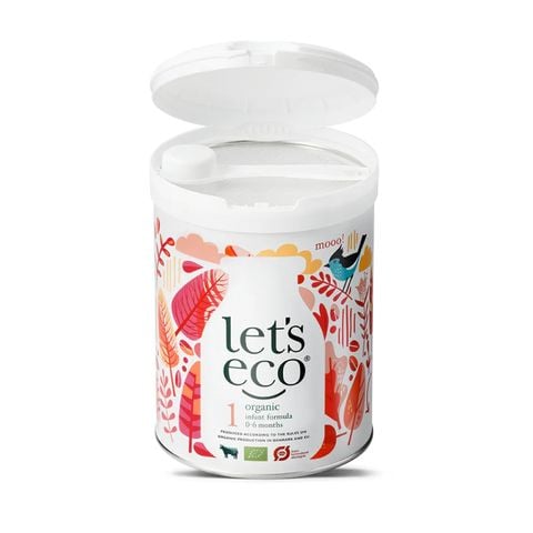 Sản phẩm dinh dưỡng công thức hữu cơ let's eco® 1 dành cho trẻ từ 0 đến 6 tháng tuổi