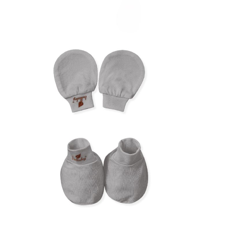 Set bao tay + bao chân Lullaby NH219V Ghi