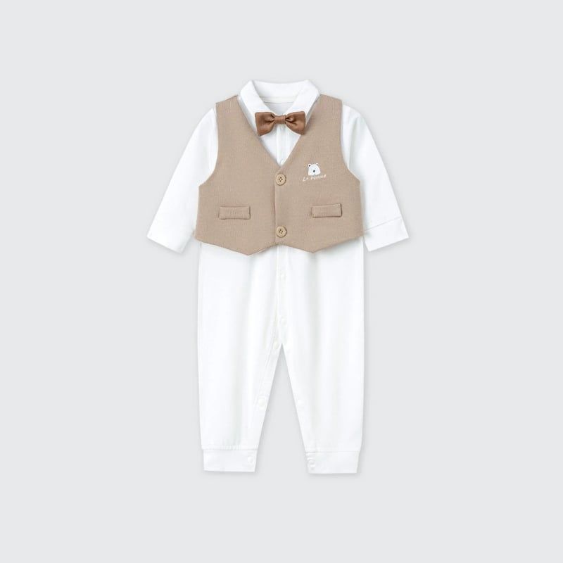 Set body dài tay kèm gile La Pomme dễ thương - Be