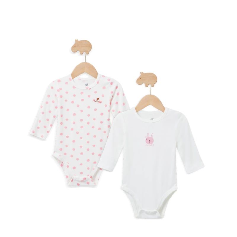Set body dài tay Lullaby NH224V - Trắng hồng