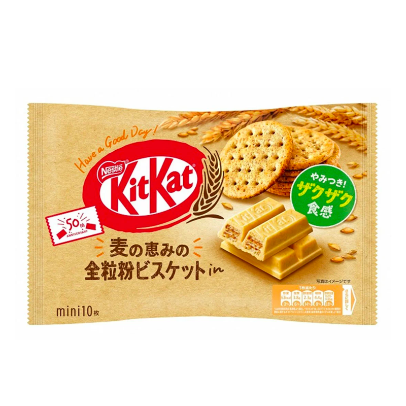 BÁNH XỐP SCL NESTLÉ KITKAT MINI WHOLE GRAIN BISCUITS