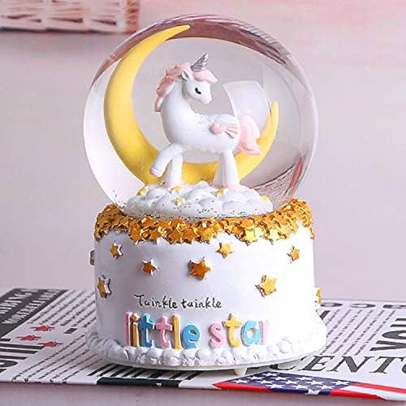 Quả cầu tuyết phát nhạc hình ngựa Pony Little Star (MẪU NGẪU NHIÊN)
