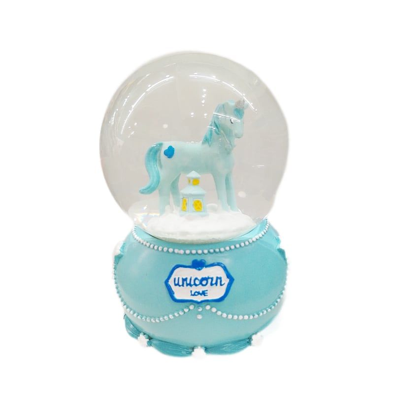 Quả cầu tuyết phát nhạc hình ngựa Unicorn love (MẪU NGẪU NHIÊN)