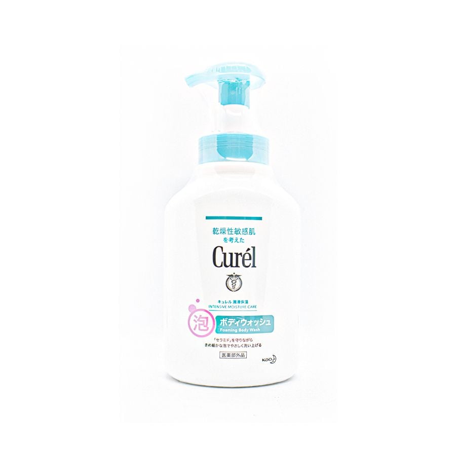 Sữa tắm toàn thân CURÉL cấp ẩm chuyên sâu dạng bọt 480ml