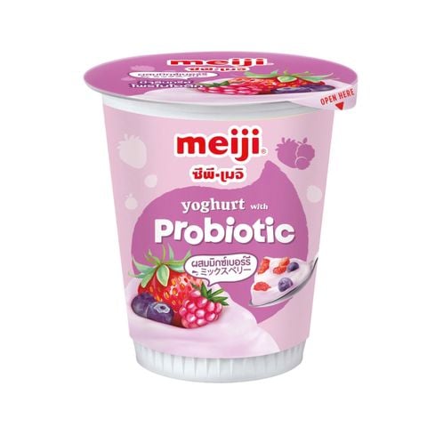 Sữa chua hỗn hợp quả mọng hiệu Meiji 135g