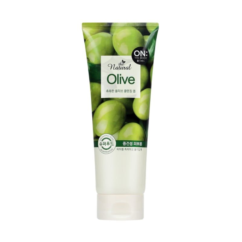 Sữa rửa mặt On the body natural Olive dành cho da khô
