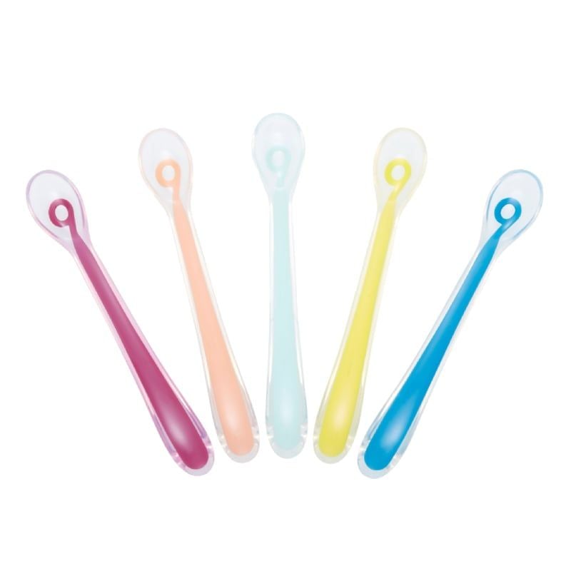 THÌA ĂN CHO BÉ BẰNG SILICON BABYMOOV (5 CHIẾC/ HỘP)