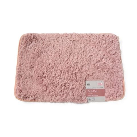 Thảm nhà tắm cao cấp Okazaki màu hồng 40x60cm