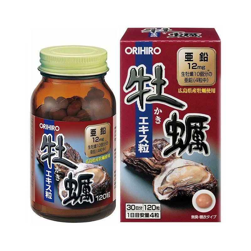 Thực phẩm bảo vệ sức khỏe Orihiro New Oyster Extract hộp 120 viên