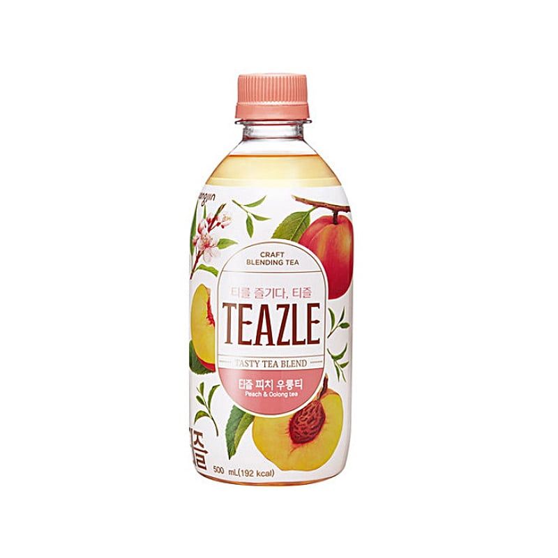 Trà Teazle vị trà ô long đào 500ml