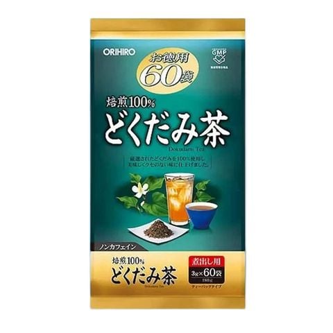 Trà diếp cá Orihiro không caffeine 180g 3gx60gói