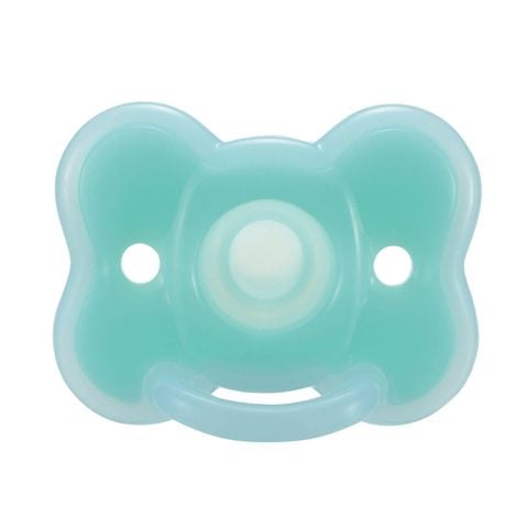 Ty ngậm Richell Silicone hình chiếc nơ có viền nổi cho bé từ 3M