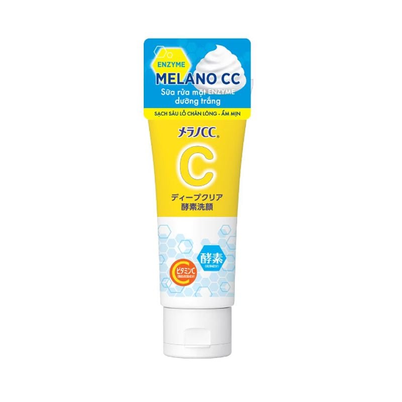 SỮA RỬA MẶT DƯỠNG TRẮNG DA (MELANO CC DEEP CLEAR ENZYME FACE WASH) 130G