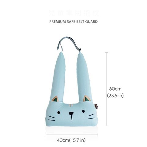 Gối chặn an toàn Kangaruru màu xanh 40x62 cm