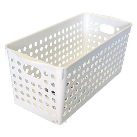 Rổ nhựa PP đựng đồ Seria 29,3x16,6×11.5cm màu trắng GDJ - 169