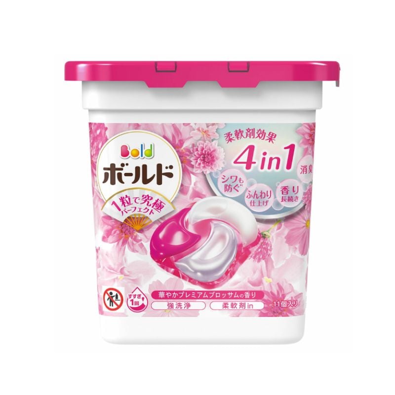 Viên giặt P&G Bold hương hoa hồng 11 viên
