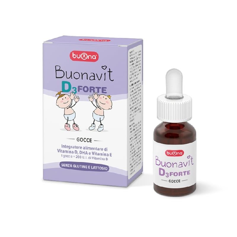 Vitamin Buonavit D3 Forte bổ sung Vitamin D3, DHA và acid béo