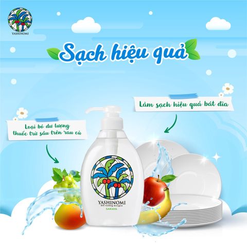 Dung dịch trung tính Yashinomi bình 500ml