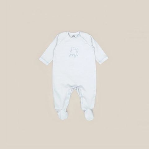 Bodysuit Nous liền tất thêu gấu xanh