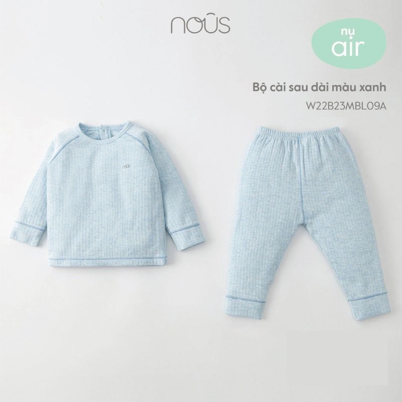 Bộ cài vai Nous dài màu xanh