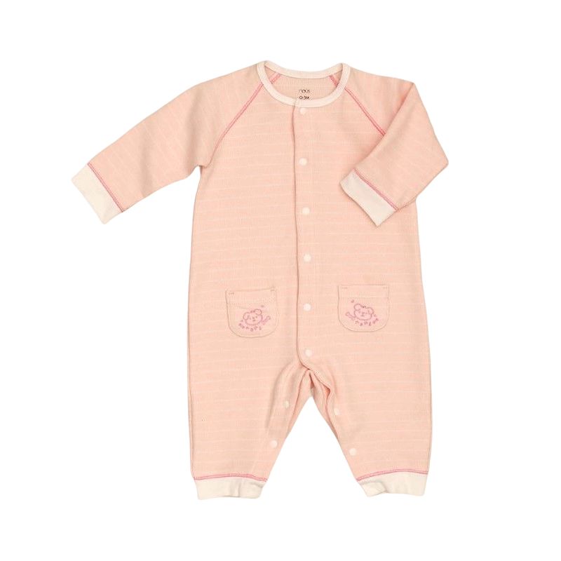 BODYSUIT NOUS KHÔNG TẤT KẺ TRẮNG HỒNG