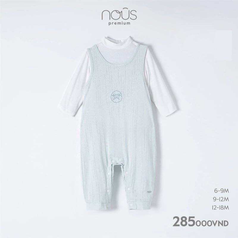 SET BODY NOUS YẾM CÀI SAU MÀU TRẮNG XANH