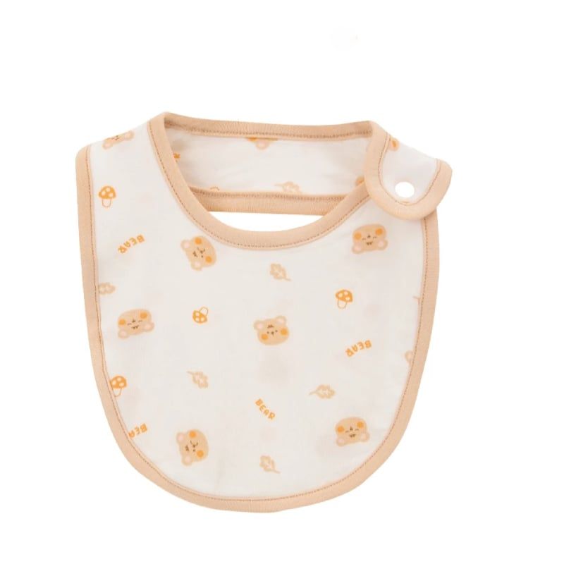 YẾM BẤM CÚC LỆCH LULLABY NH368N TRẮNG IN GẤU