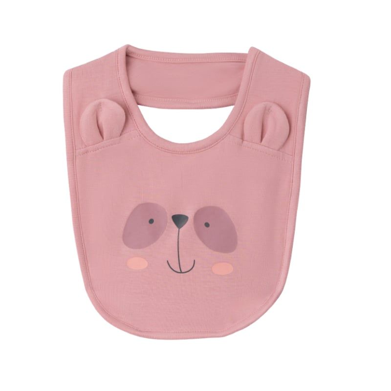 Yếm Lullaby bấm cúc NH704R - Hồng đậm