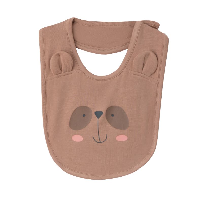 Yếm Lullaby bấm cúc NH704R - Nâu