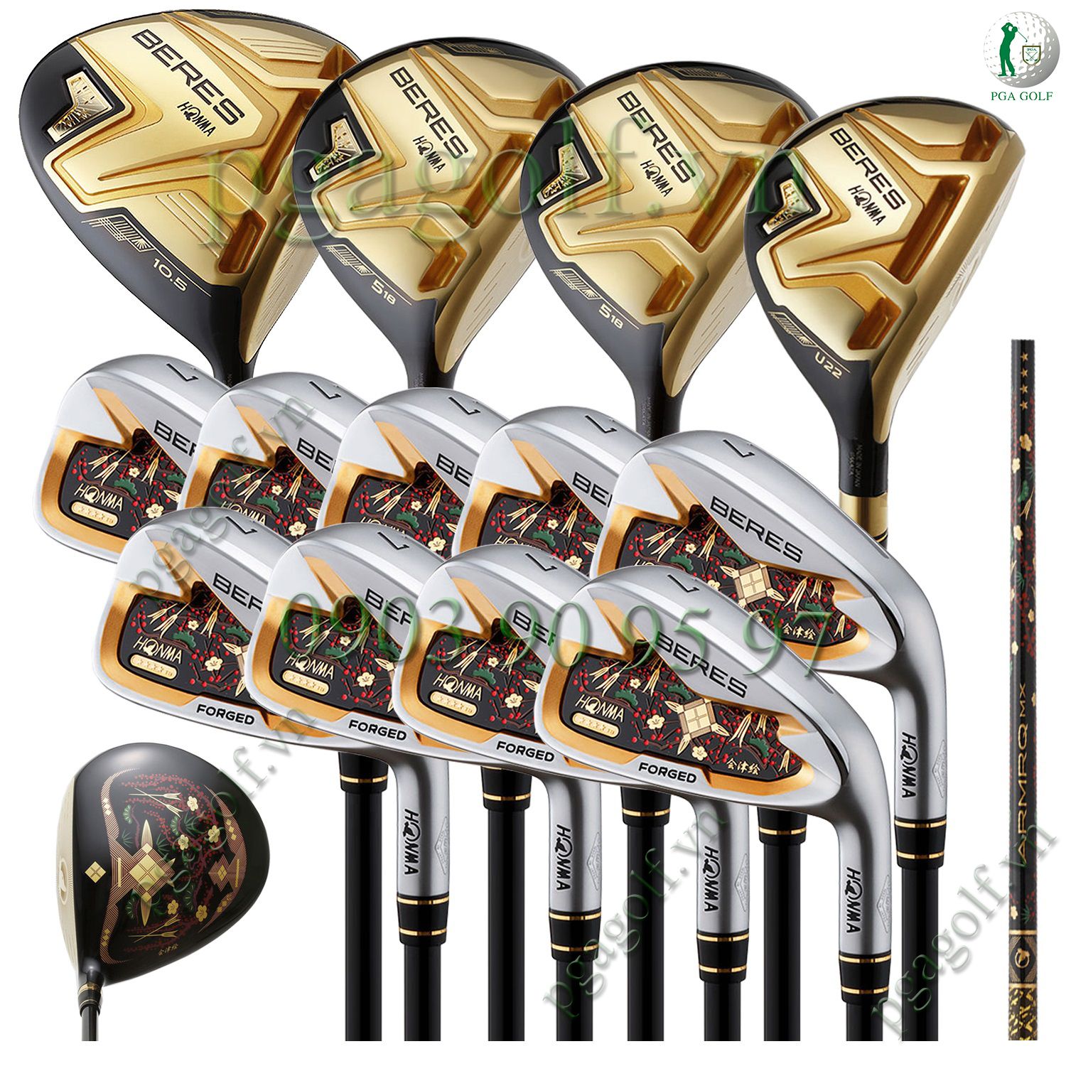 Bộ Gậy Golf Honma Beres Aizu 4 Sao