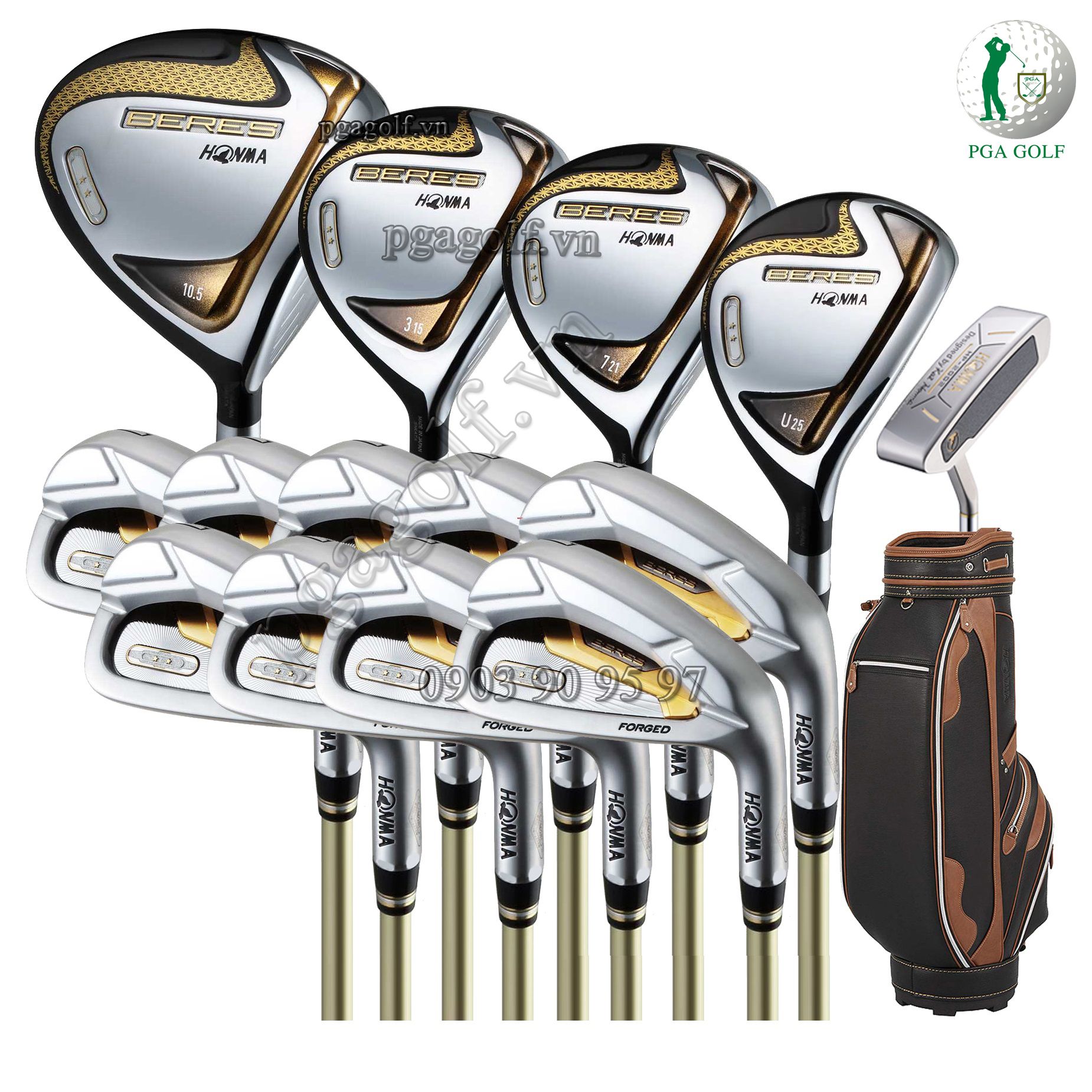 Bộ Gậy Golf Honma New Beres 07 2 sao 2020