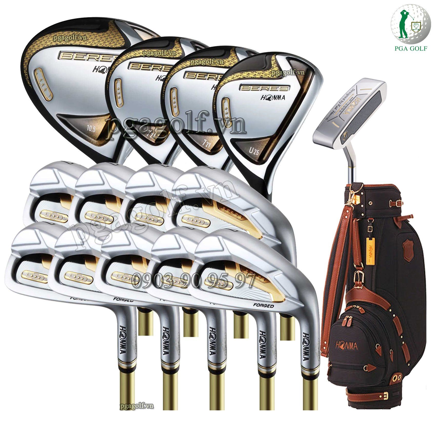 Bộ Gậy Golf Honma New Beres 07 3 sao 2020