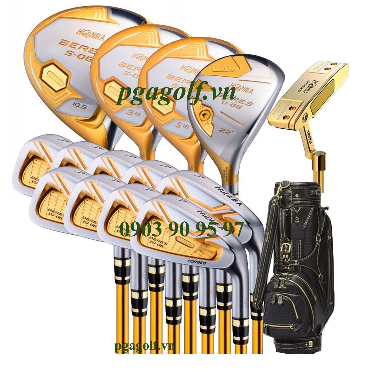 Bộ Gậy Golf Honma Beres S-06 5 Sao