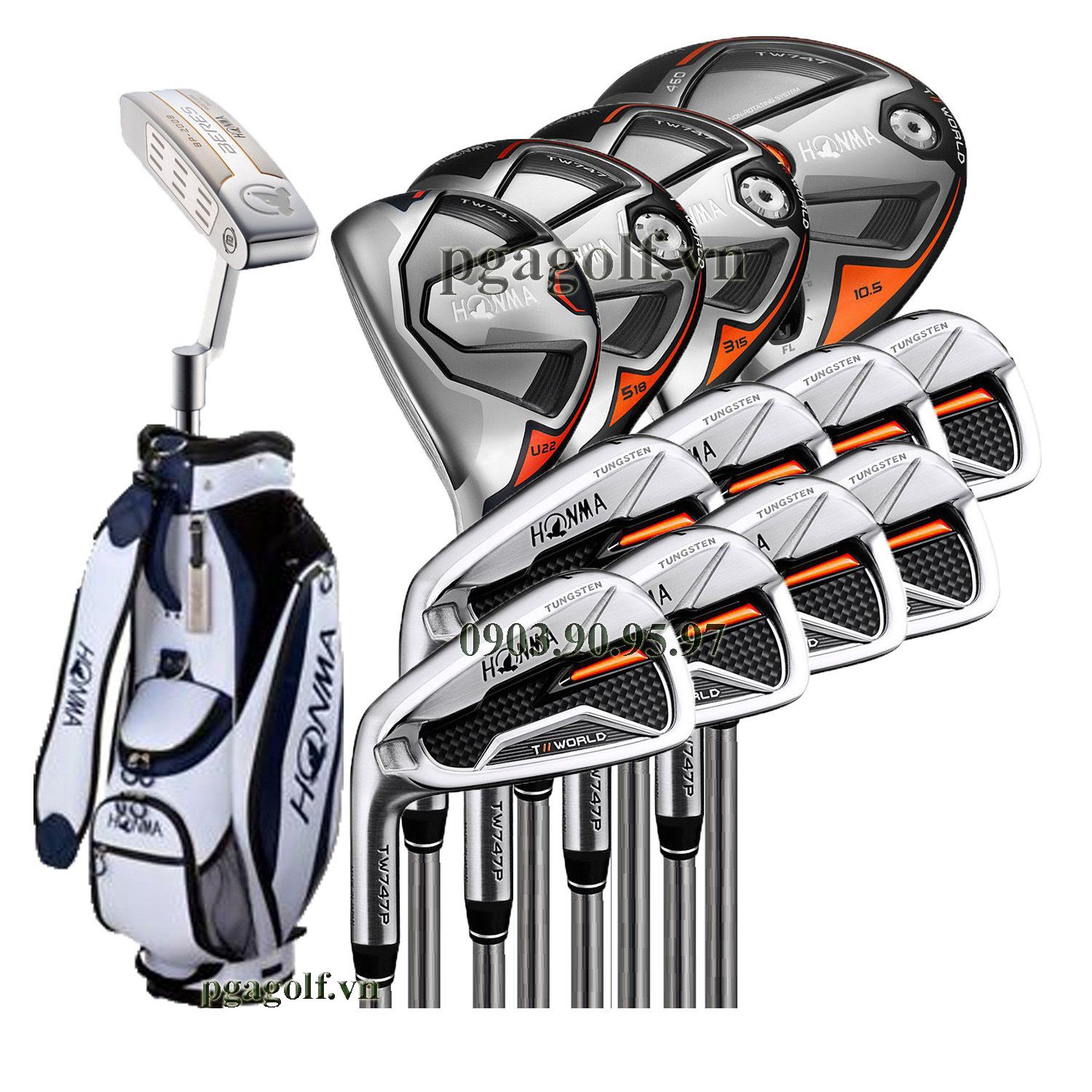 Bộ Gậy Golf Honma Tour World 747 Lefthand (Hết hàng)