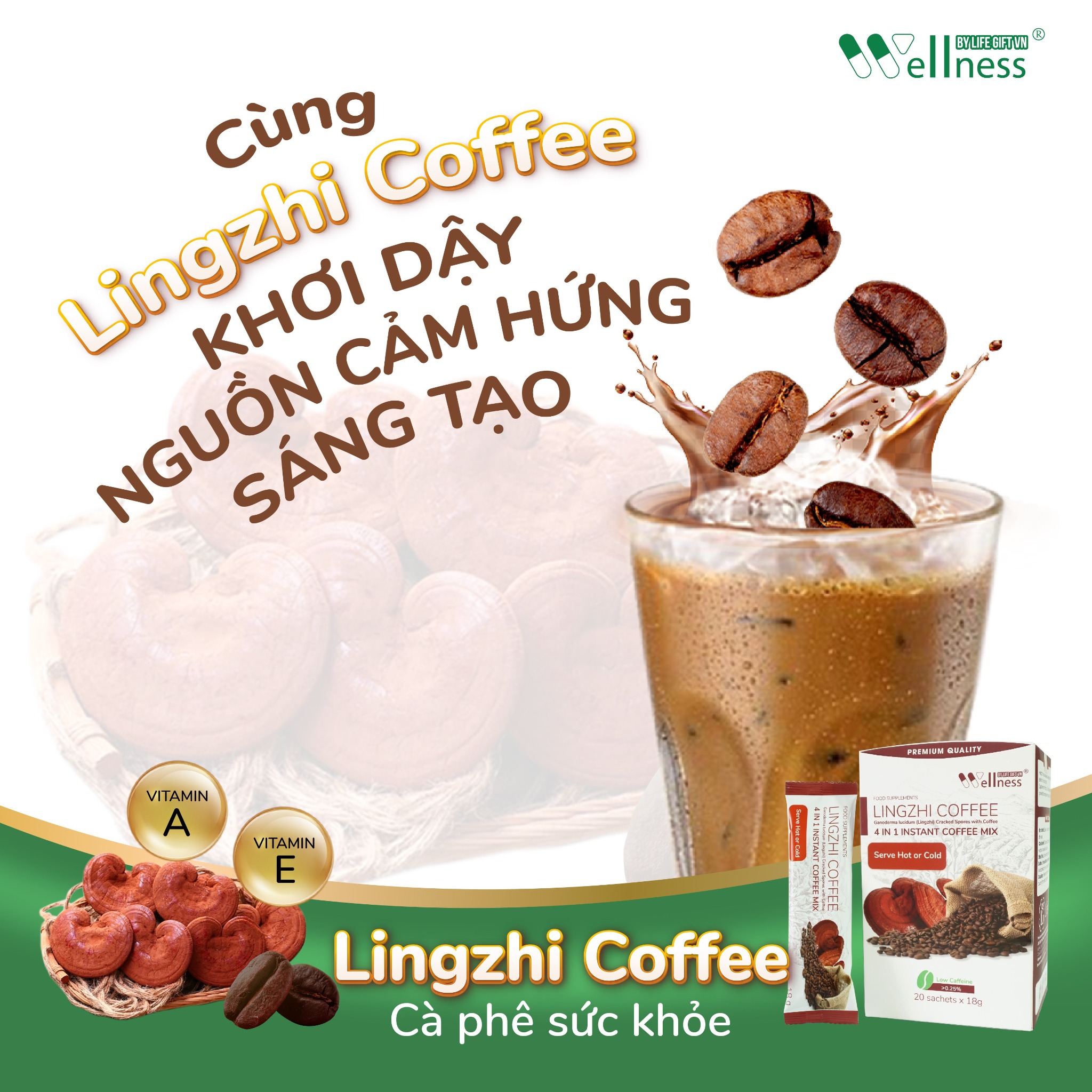 Cà phê sức khỏe Lingzhi Coffee – CÔNG TY CỔ PHẦN VPHARM
