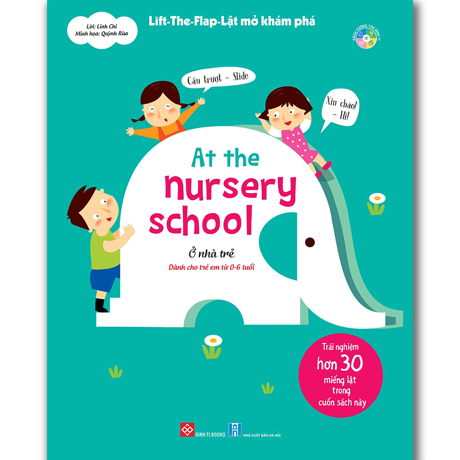 Lift-the-flap-Lật mở khám phá - At the Nursery school - ở nhà trẻ_TT_VN 