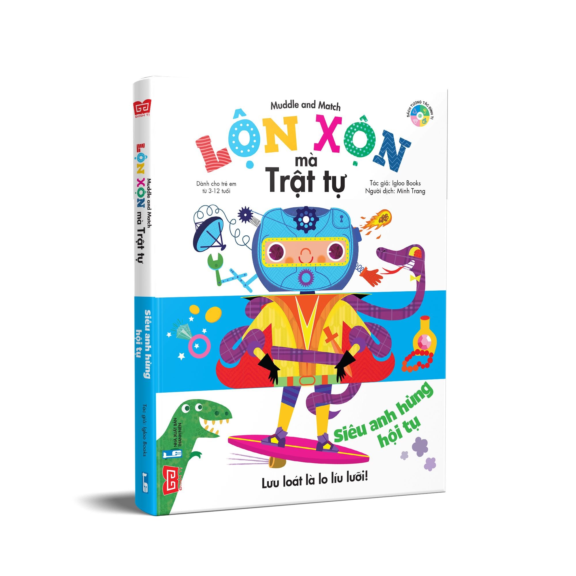 Sách tương tác - Muddle and Match - Lộn xộn mà trật tự - Siêu anh hùng hội tụ