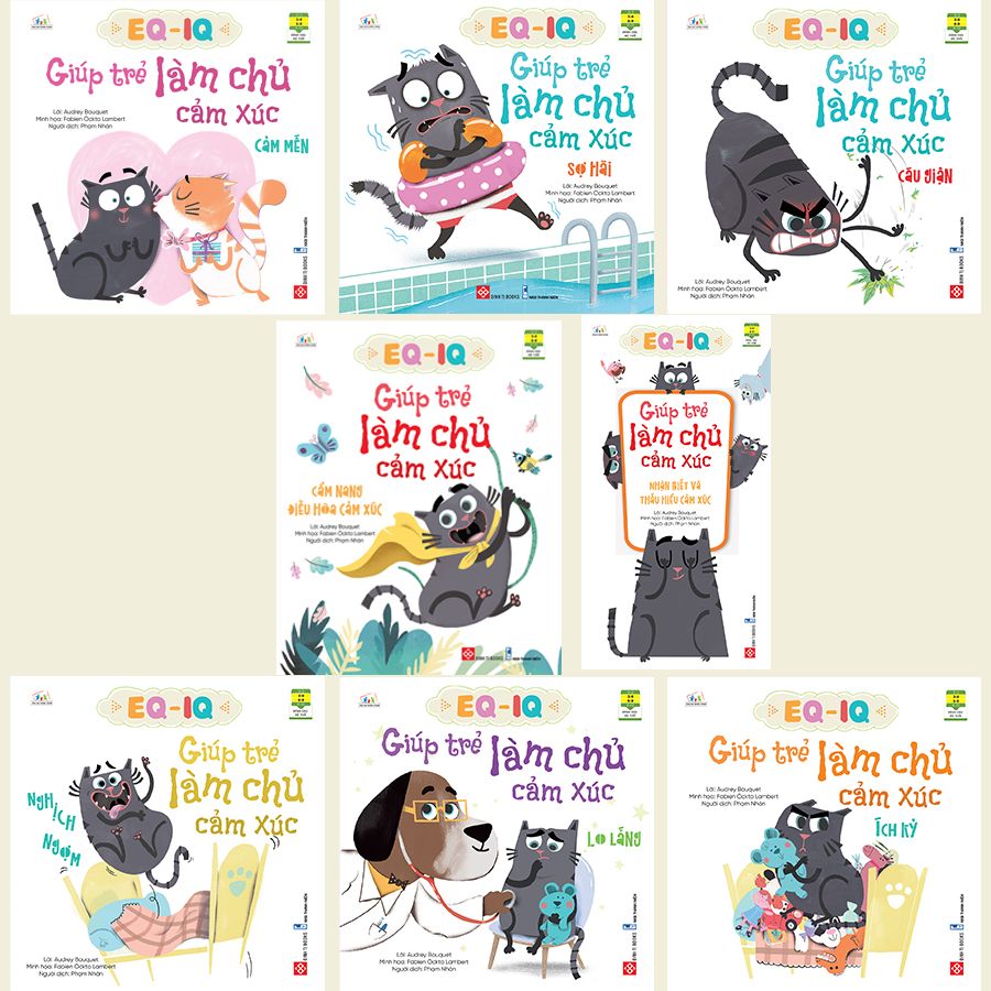 Combo - EQ-IQ giúp trẻ làm chủ cảm xúc 8T 