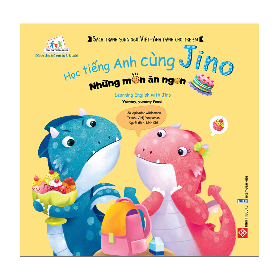 Học tiếng Anh cùng Jino - Learning English with Jino - Những món ăn ng –  DINHTIBOOKS